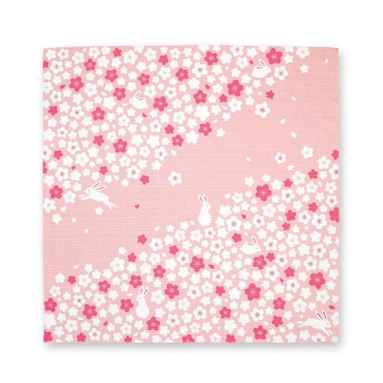桜うさぎ［風呂敷］