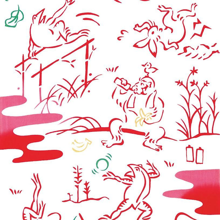 鳥獣戯画-体操 5