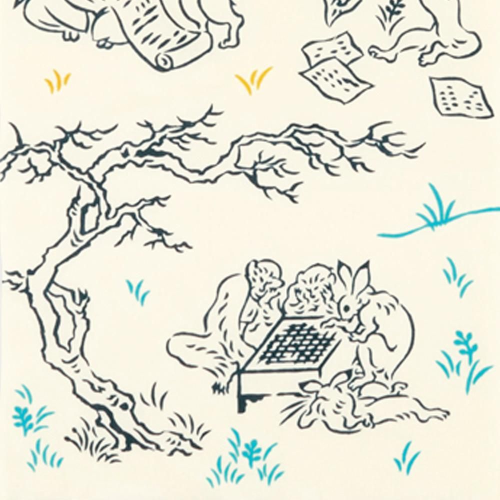 鳥獣戯画-学校 4