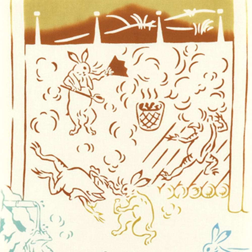 鳥獣戯画-温泉 2
