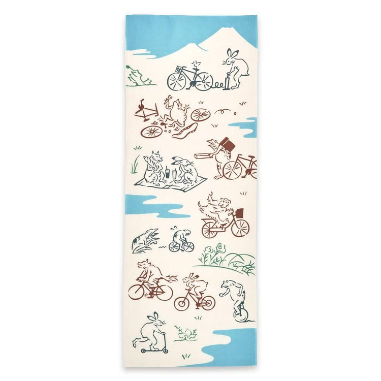 鳥獣戯画-自転車