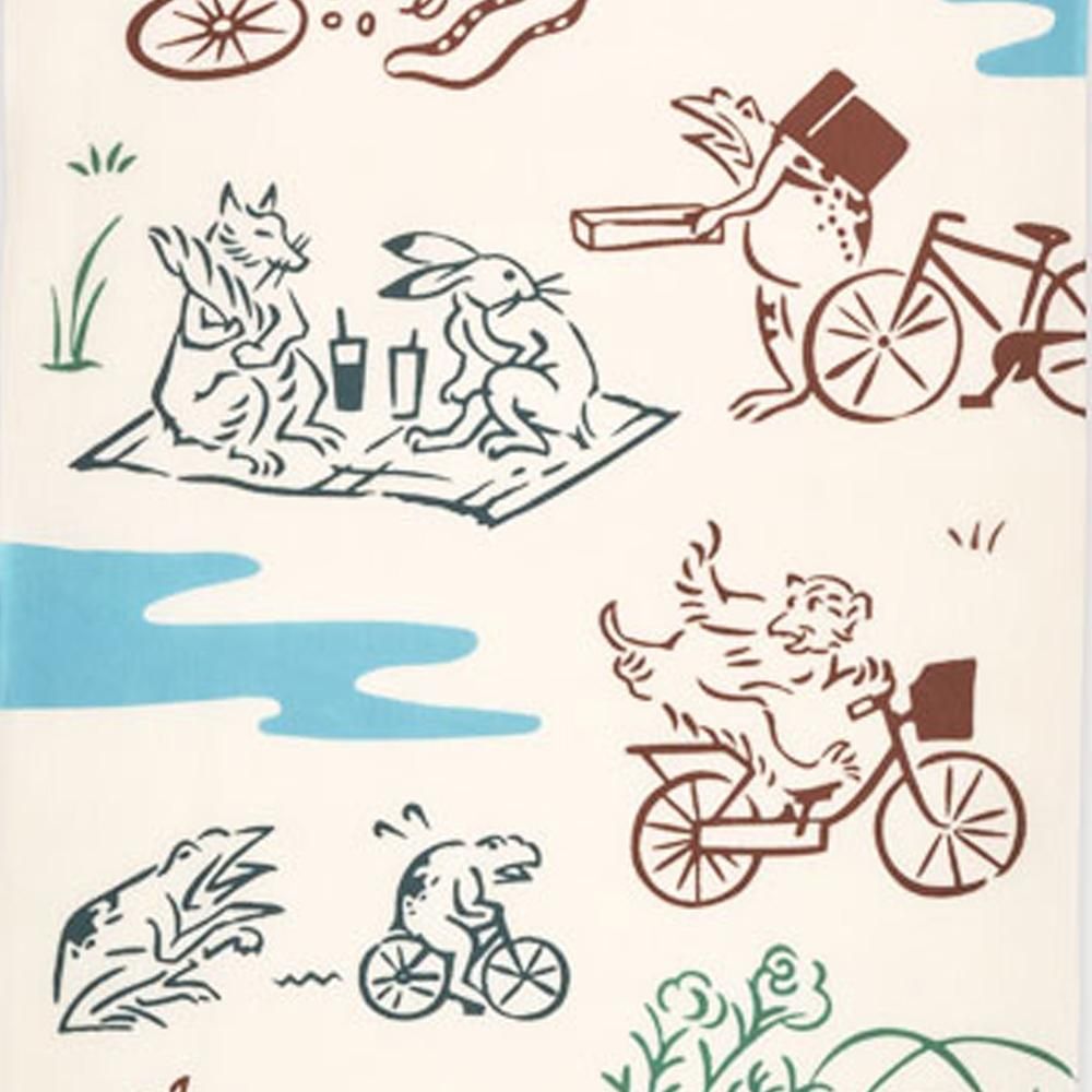 鳥獣戯画-自転車 3