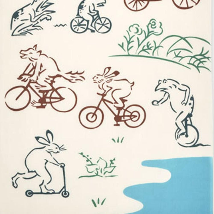 鳥獣戯画-自転車 4