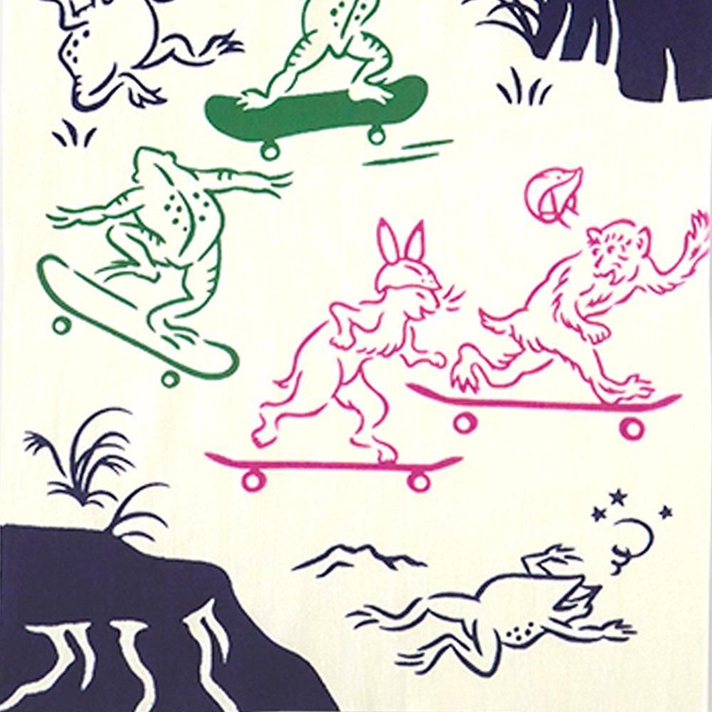 鳥獣戯画-スケートボード 4