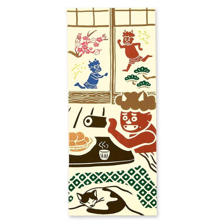 鬼と恵方巻