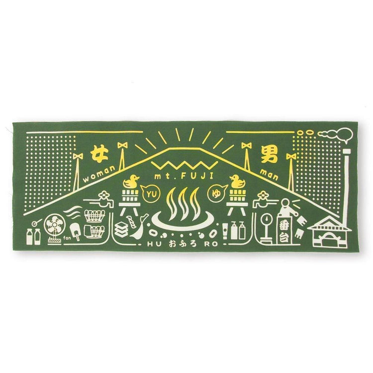 銭湯手ぬぐい〈濃青〉