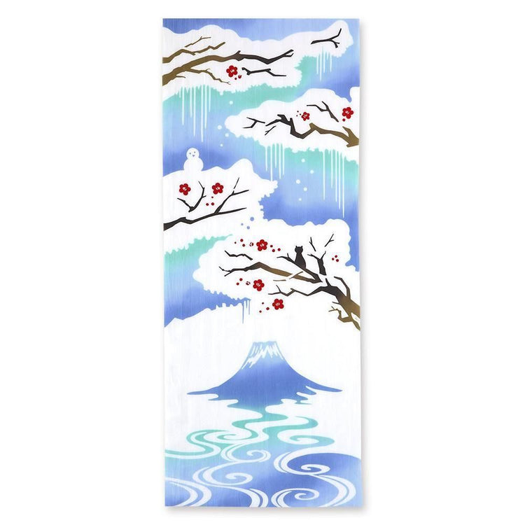 富士見雪景